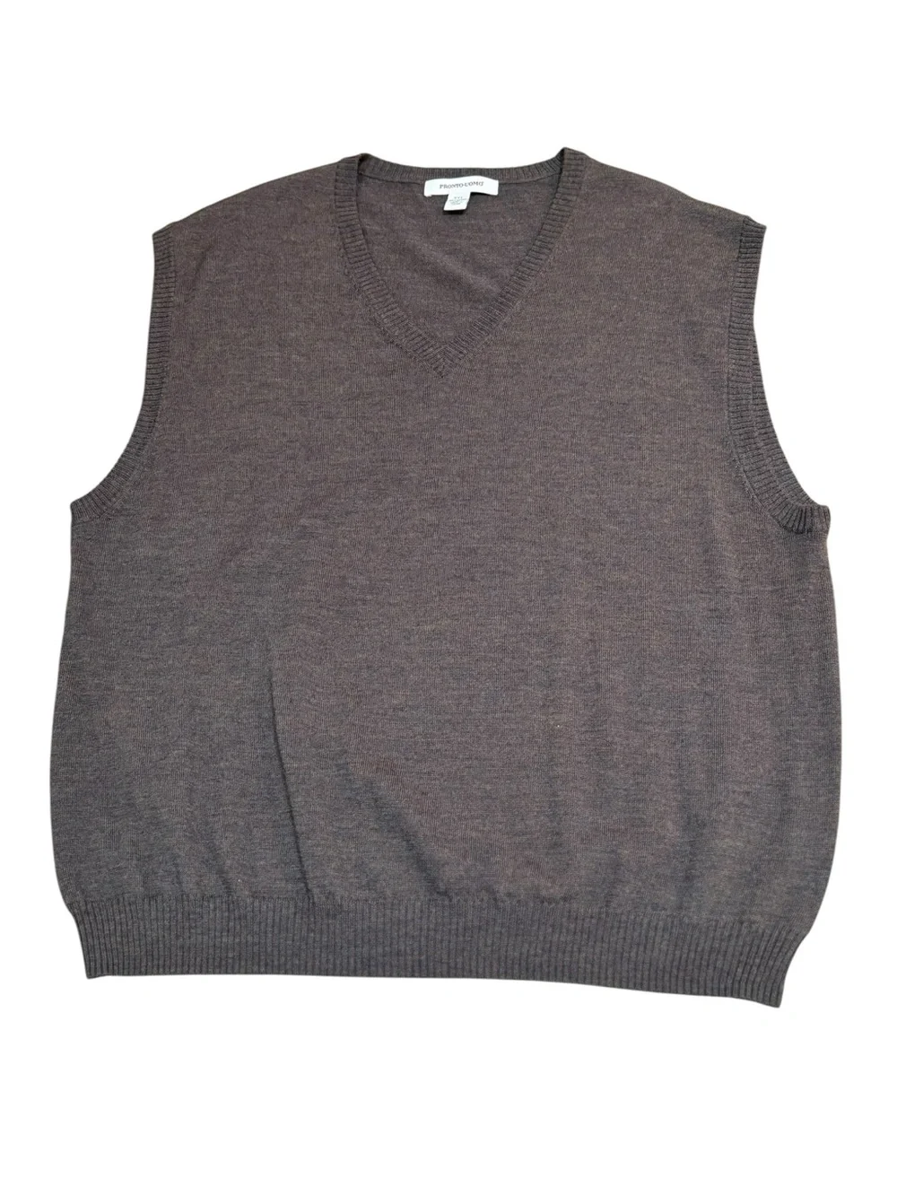Electic Grandpa- Pronto Uomo Brown V-Neck Sweater Vest